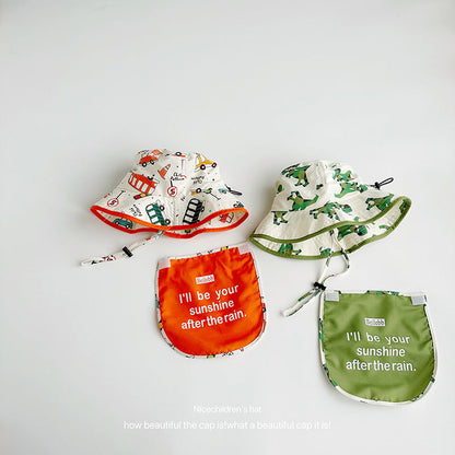 Wholesale Cotton Quick Dry Kids Printed Bucket Hat