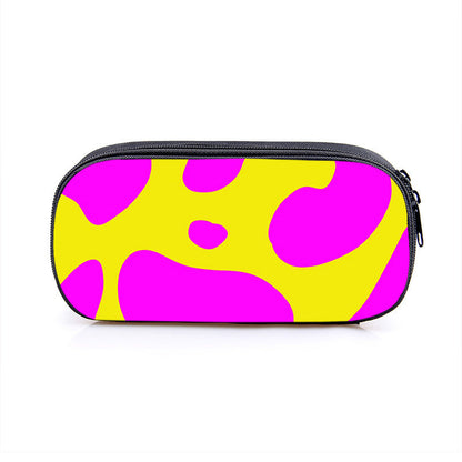 Cow Pattern Series Simple Polyester Pencil Case
