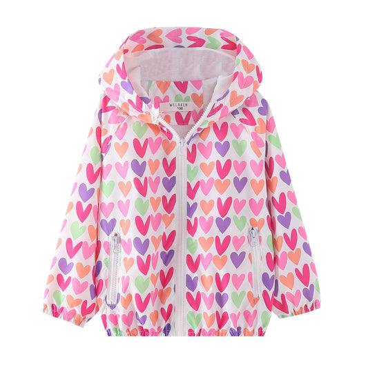 Wholesale Parent-child Spring /Autumn Cartoon Colorful Love Cotton Baby Clothes