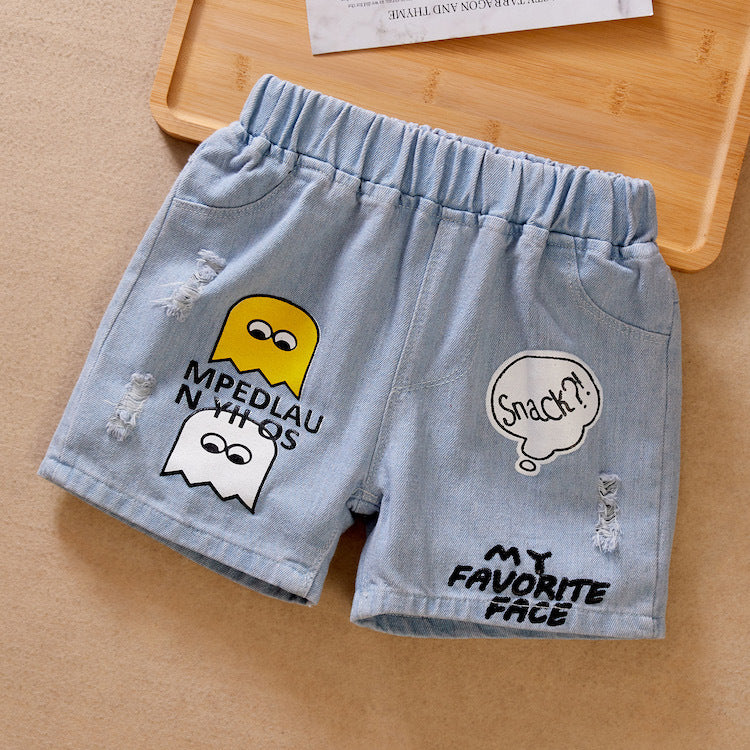 Cotton Girls Denim Shorts