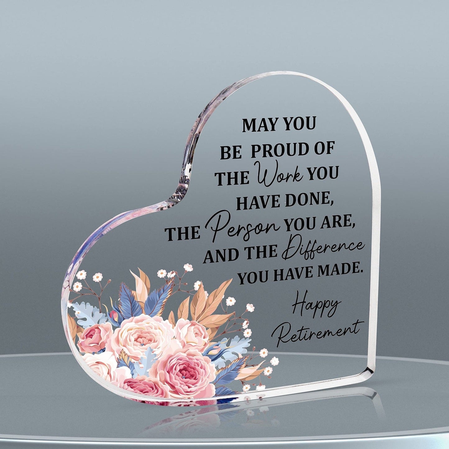 Transparent and Caring Acrylic Ornaments for Mother's