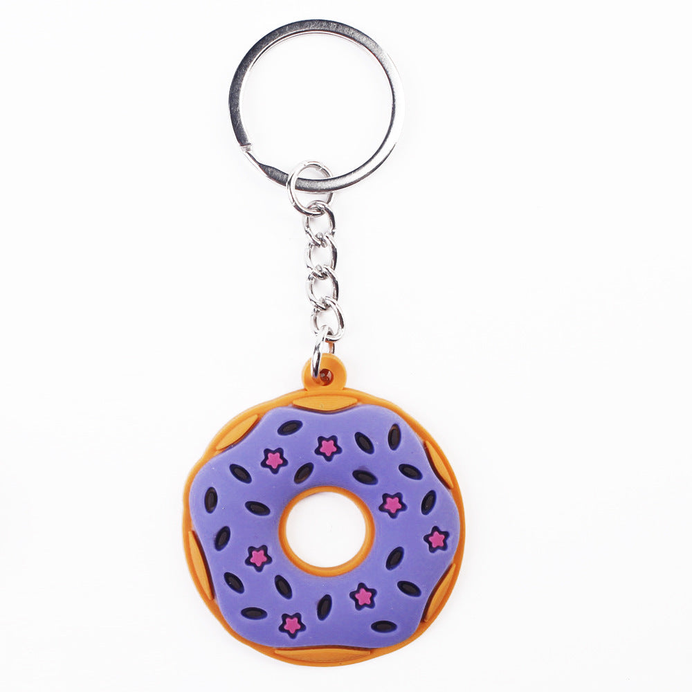 PVC Donut Keychain