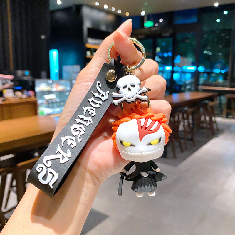 Cartoon Anime PVC Soft Keychain Creative Keychain