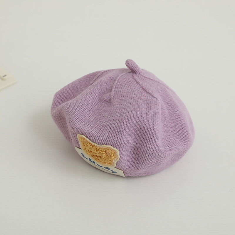 Wholesale Children's Woolen Bear Beret