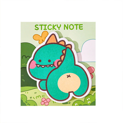 Paper Cartoon Dinosaur Shaped Convenience Stickers