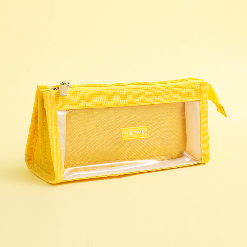 Oxford Cloth Double Layer Pencil Bag
