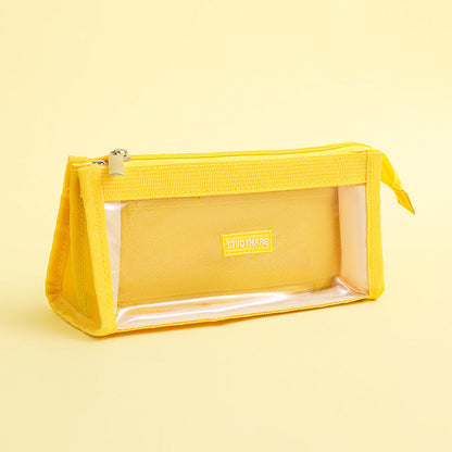 Oxford Cloth Double Layer Pencil Bag