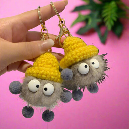 Cute Plush Ball Keychains