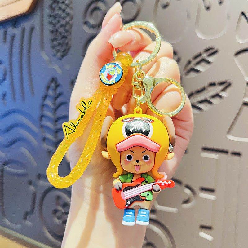 Cartoon Anime PVC Soft Keychain Creative Keychain