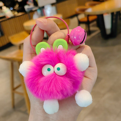 Cute Elf Plush Ball Keychains