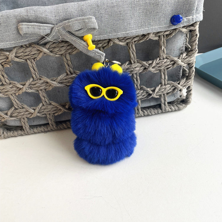 of New Cute Fruit Colored Cartoon Plush Caterpillar