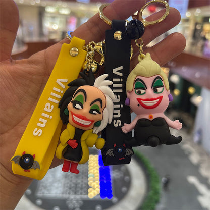 Cartoon Cute PVC Silicone Keychains Creative Keychain