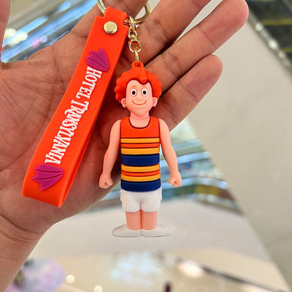 Cartoon PVC Silicone Keychains Creative Keychain