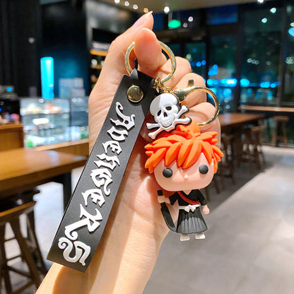 Cartoon Anime PVC Soft Keychain Creative Keychain