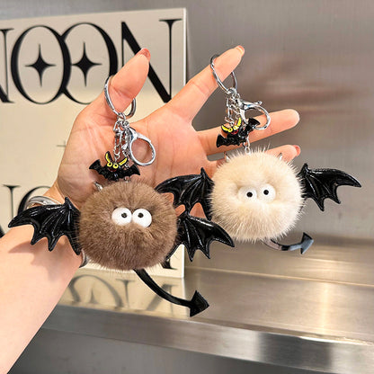 Little Devil Plush Pom Keychain
