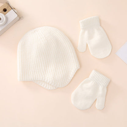 Wholesale Winter Baby Warm Hat Gloves Scarf Set