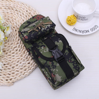 Oxford Cloth Camouflage Zipper Pen Bags