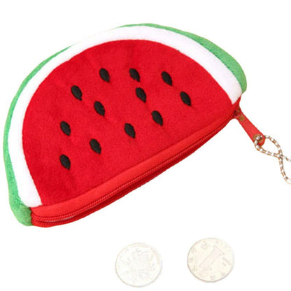 Watermelon Shape Canvas Pen Bag
