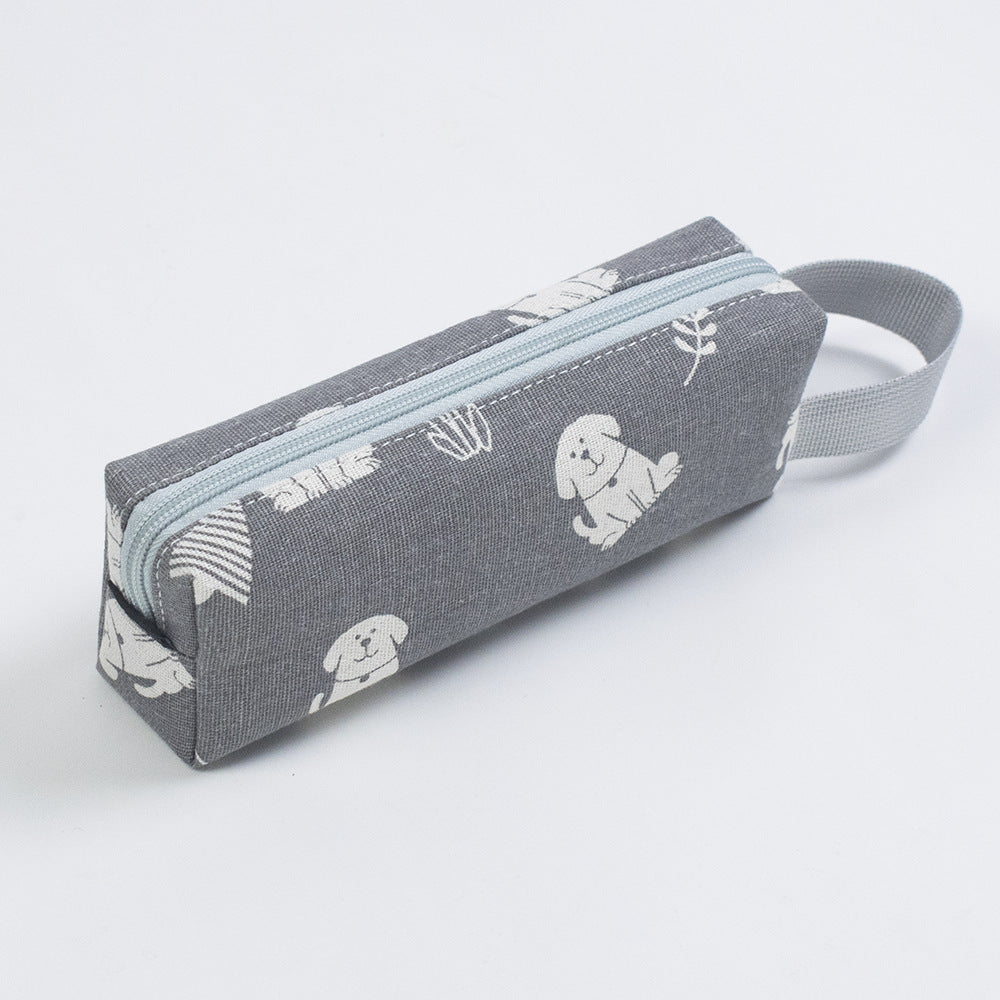 Canvas Portable Cartoon Animal Pen Bags