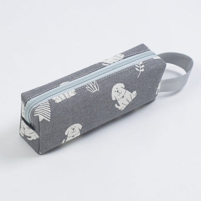 Canvas Portable Cartoon Animal Pen Bags