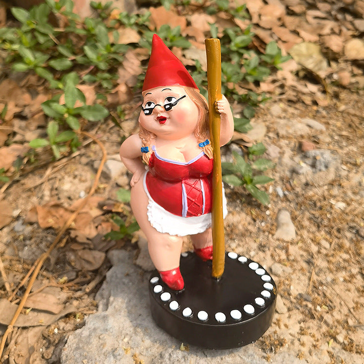 Steel Pipe Dancer Resin Ornaments