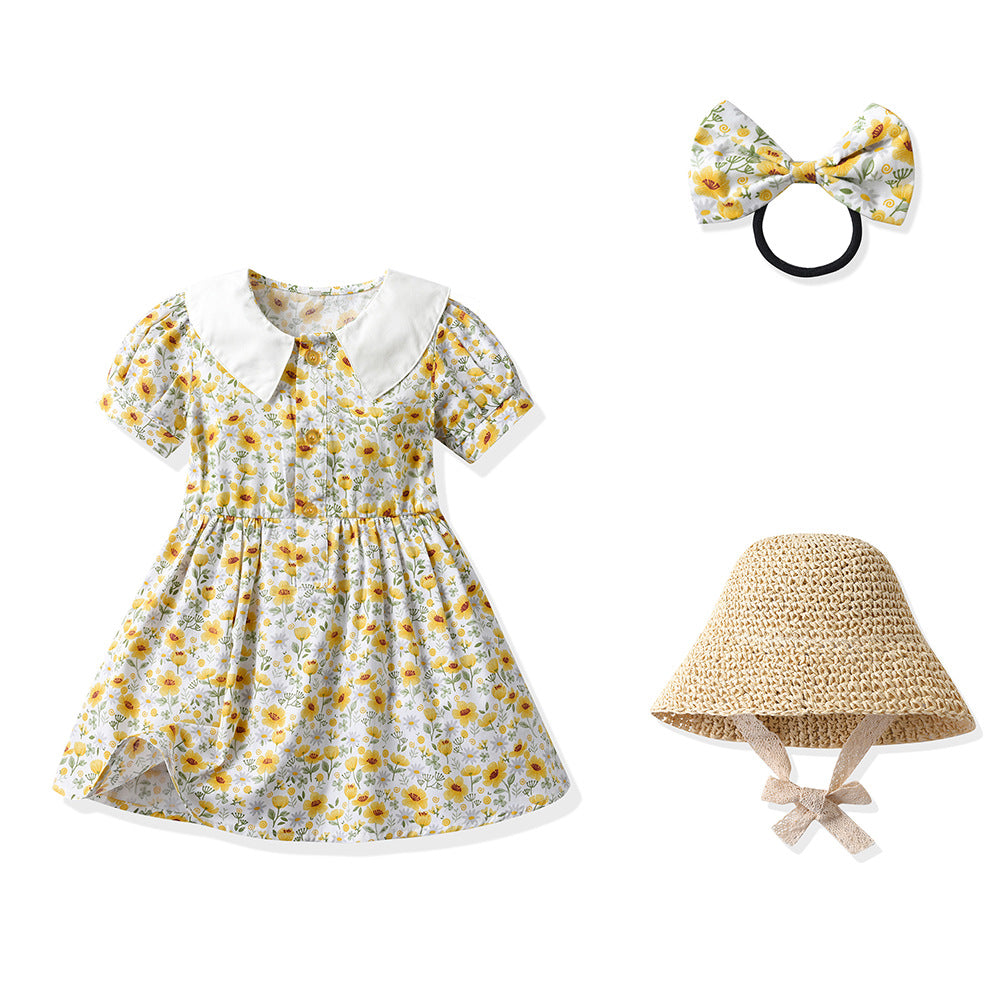 Children's Cotton Short Sleeved Shirt Sets