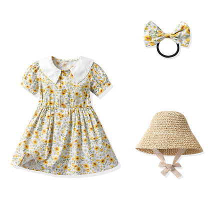 Children's Cotton Short Sleeved Shirt Sets