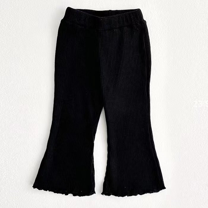 Wholesale Cotton Children's Clothing Style Bell Bottoms