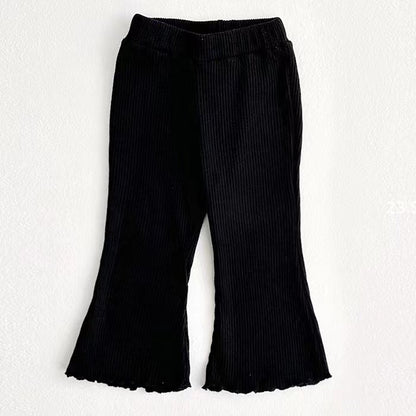 Wholesale Cotton Children's Clothing Style Bell Bottoms
