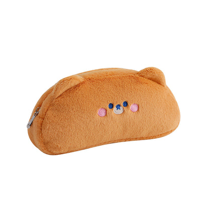 Cartoon Pig Plush Pencil Bag