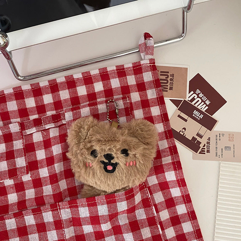 Shy Plush Teddy Bear Keychain