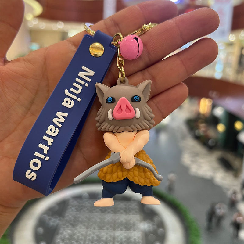 Cartoon PVC Silicone Creative Keychain