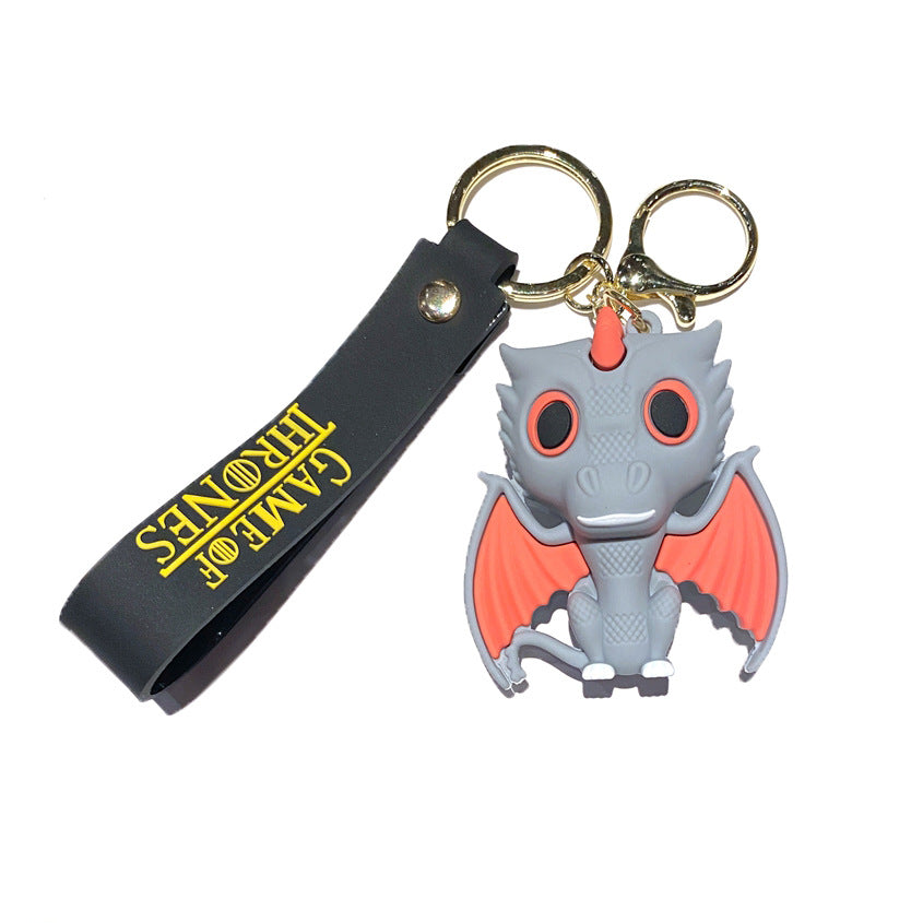 Cartoon PVC Soft Keychains Creative Keychain