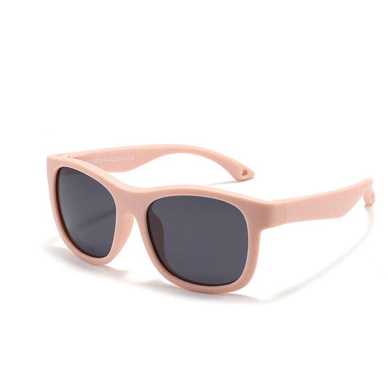 Wholesale 0-3 Years Old Baby Outdoor Silicone Frame Sunglasses