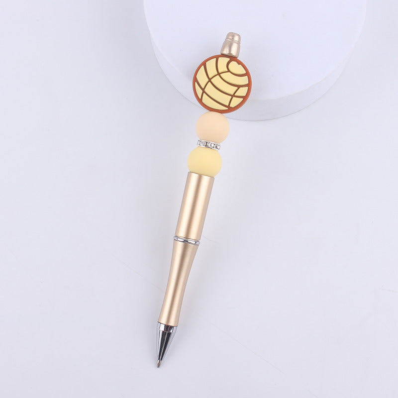Cartoon Silicone Animal Bee Dog Beadable Silicone Ballpoint