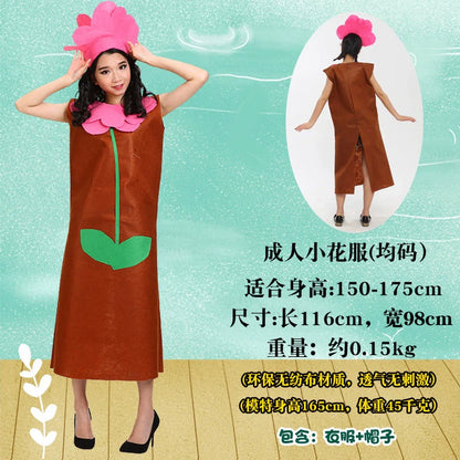 Children's Fruit and Vegetable Costume Environmental-Friendly