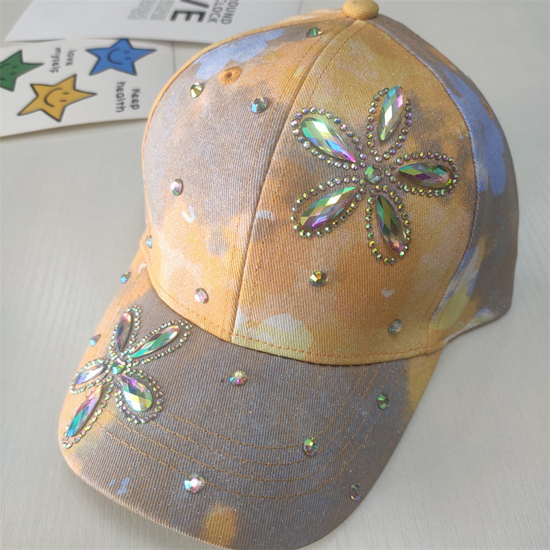 Big Kids Flower Butterfly Baseball Cap
