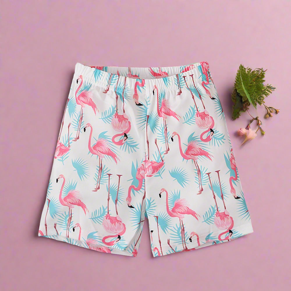 Boys' Summer Crane Printed Boxer Briefs and Quarter Pants