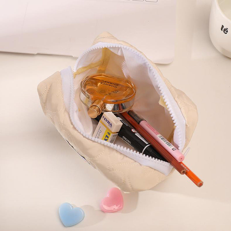 Cute Little Flower Love Pillows, Cotton Cloth Pen Bags