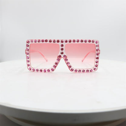 Wholesale Children Full Diamond Frame PC Sunglasses