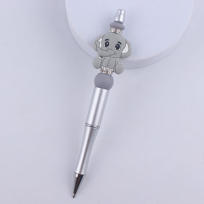Cartoon Animal Silicone Handmade Beadable Pens