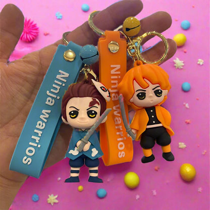 Cartoon PVC Silicone Creative Keychain
