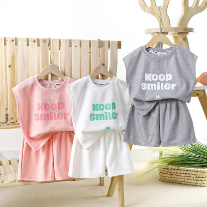 Kids Summer Sleeveless Vest Baby Clothes