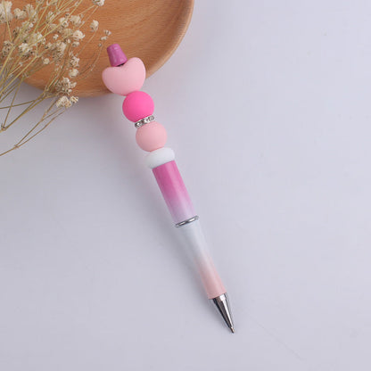 Cartoon Love Silicone Handmade Bead Pen