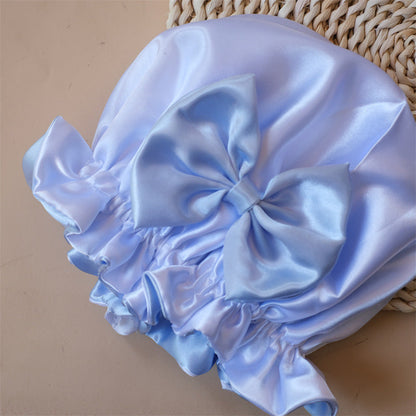 Polyester Kids Bowknot Nightcap