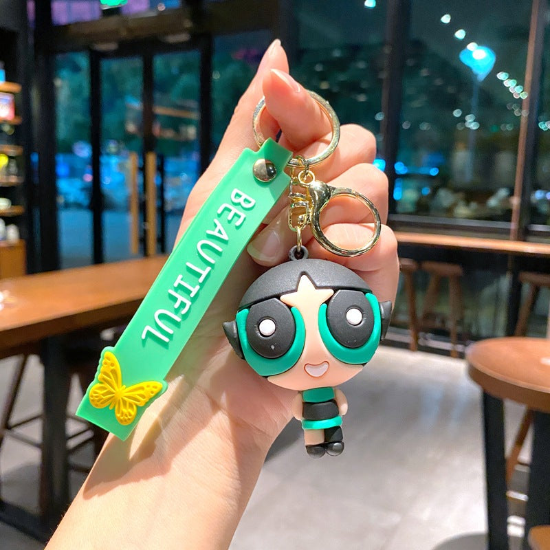 Cartoon Anime PVC Soft Glue Keychain
