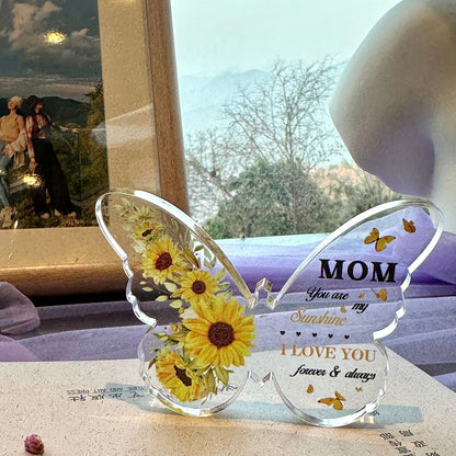 Transparent Acrylic Butterfly Ornaments for Family Birthday Gifts