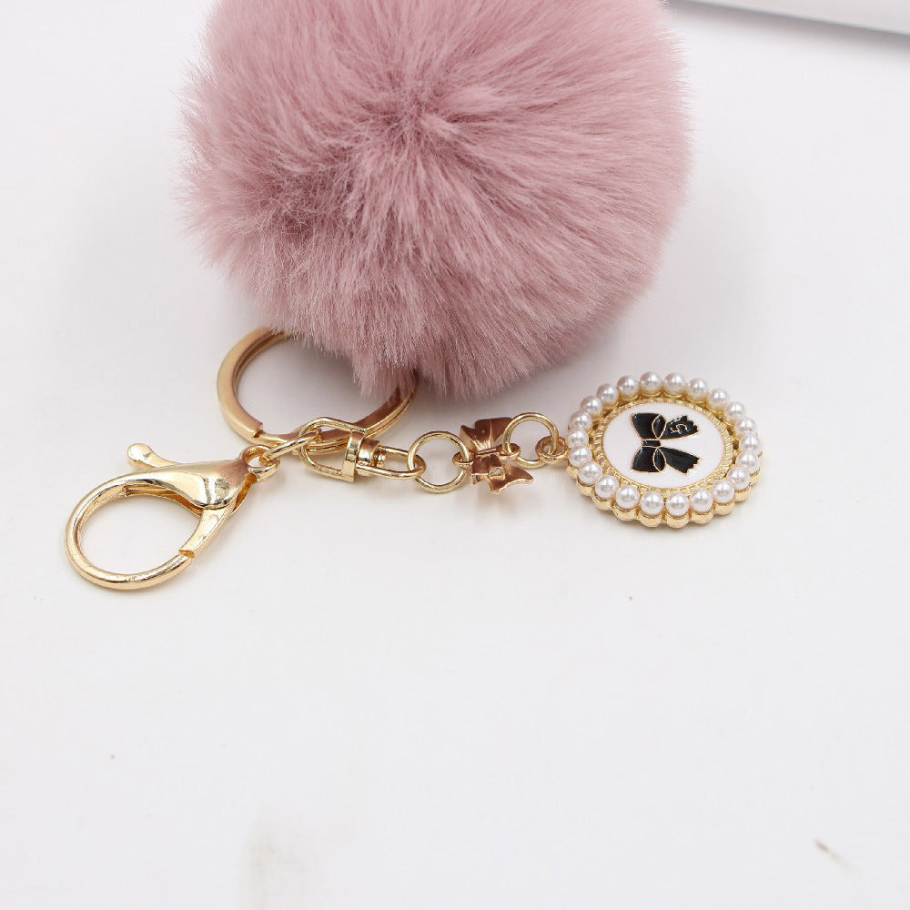 New Bow Tag Imitation Rex Rabbit Fur Plush