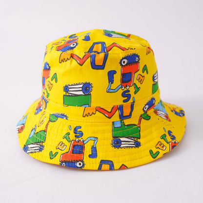 Cotton Cartoon Animal Kids Bucket Hat