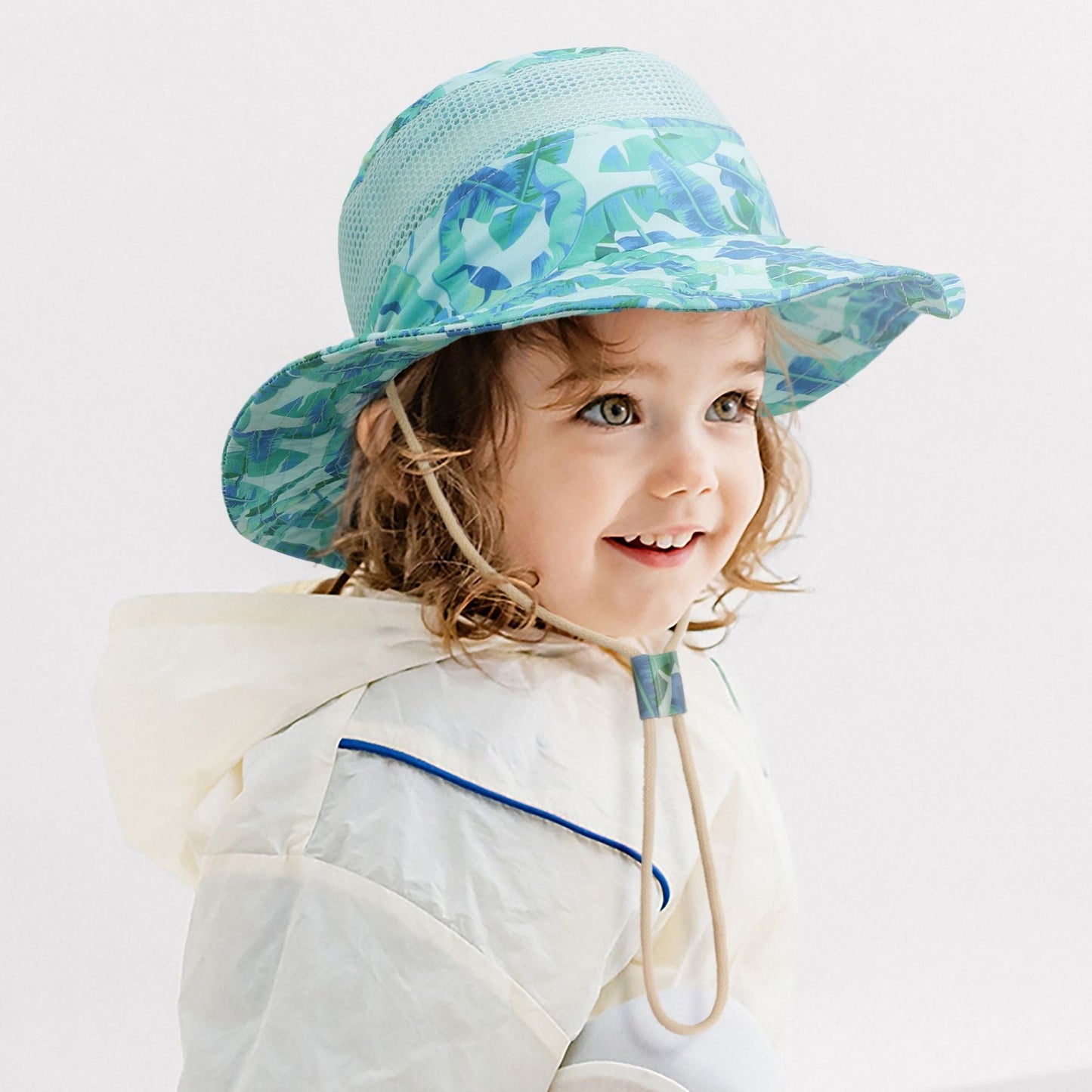 Wholesale Breathable Mesh Cartoon Dinosaur Print Outdoor Children's Sun Hat